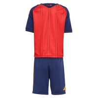 Camiseta España Primera Equipación Replica Mundial 2026 para niños mangas cortas (+ Pantalones cortos)